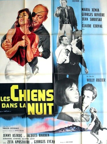 Γαλλική αφίσα της ταινίας “Les Chiens dans la Nuit”