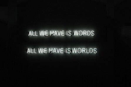 Tim Etchells / All we have is words, All we have is worlds