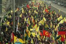 Χιλιάδες Κούρδοι διαδήλωσαν στο Στρασβούργο υπέρ της απελεθεύρωσης του Οτσαλάν