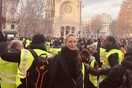 Η Ούμα Θέρμαν στο Παρίσι με τα Κίτρινα Γιλέκα