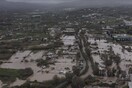 Βυθισμένη Σητεία: Συγκλονιστική καταγραφή με drone μετά την καταιγίδα