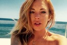 Η Λίντσεϊ Λόχαν έγινε 33, το γιόρτασε στη Μύκονο και πόζαρε γυμνή στο Instagram