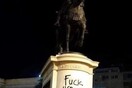 Βανδάλισαν το άγαλμα του Κολοκοτρώνη στο κέντρο της Αθήνας
