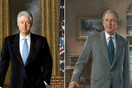 Ο Τραμπ «δεν θέλει να τους βλέπει»: Τα πορτρέτα των Κλίντον και Μπους εξαφανίστηκαν από το φουαγιέ του Λευκού Οίκου