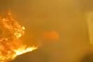 Φωτιά στην Αρκαδία: Κάτοικοι περνούν με το αυτοκίνητο μέσα από τις φλόγες - Βίντεο