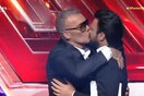 X Factor: Το φιλί στο στόμα του Στέλιου Ρόκκου στον Ανδρέα Γεωργίου [ΒΙΝΤΕΟ]