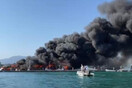 Καίγονται ιστιοπλοϊκά σκάφη στην Κέρκυρα