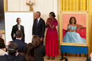 Ο Μπαράκ και η Μισέλ Ομπάμα επέστρεψαν στον Λευκό Οίκο -Αποκαλύφθηκαν τα πορτρέτα τους