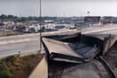 ΗΠΑ: Κατέρρευσε τμήμα αυτοκινητόδρομου λόγω πυρκαγιάς - Δεν υπήρξαν θύματα 