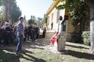 Στέφανος Κασσελάκης: Κατέθεσε στεφάνι στο μνημείο του ΕΑΤ-ΕΣΑ