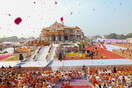 Εγκαινιάστηκε ο αμφιλεγόμενος ναός Ram Mandir, χιλιάδες Ινδουιστών στη γιορτή