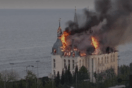 Ουκρανία: Στις φλόγες το εμβληματικό «κάστρο του Χάρι Πότερ» μετά από ρωσική επίθεση