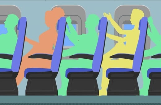 Πώς, με το πέρασμα των χρόνων, συρρικνώθηκαν τα αεροπορικά καθίσματα