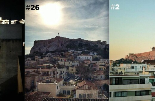 100 φωτογραφίες της Ακρόπολης, τραβηγμένες από 100 διαφορετικές ταράτσες της Αθήνας