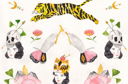 Esthera Preda: Ένα πολύχρωμο σύμπαν γεμάτο λουλούδια, ανθρωπόμορφα ζώα, και αλλόκοτα πλάσματα