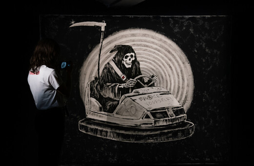 Banksy artwork Brace Yourself! sells for over $2m at auction in US