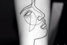 Μινιμαλιστικά τατουάζ φτιαγμένα με μία απλή ενιαία γραμμή