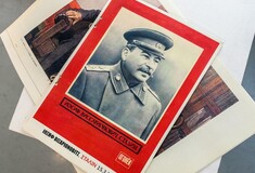 Ο Λένιν, ο Στάλιν και ο Τσαουσέσκου, σε μια έκθεση στο Θησείο