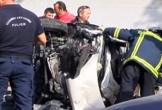 Δύο άνθρωποι έχασαν τη ζωή τους στο τροχαίο στην Πέτρου Ράλλη