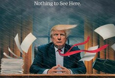 Ο Τραμπ και η «θύελλα» που έχει προκαλέσει εξώφυλλο στο περιοδικό Time