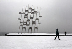 Θεσσαλονίκη - Χιονισμένο το κέντρο και η παραλία της πόλης