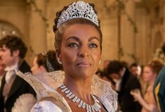 Furious viewers complain to Ofcom after Bridgerton star Adjoa Andoh told ITV the Buckingham Palace balcony was 'terribly white' on Coronation Day