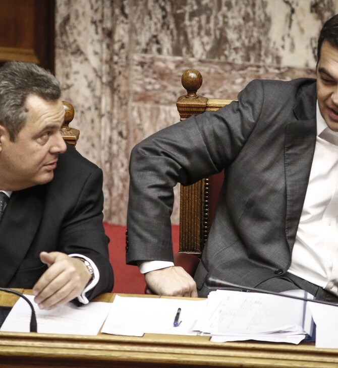 Καμμένος για ΣΥΡΙΖΑ: Δεν θα συνεργαστούμε ποτέ με κυβέρνηση που συμμετέχουν αυτοί οι αποστάτες