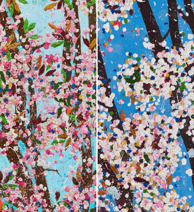 Τα νέα έργα του Ντάμιεν Χιρστ: Μπουσίντο, ανθισμένες κερασιές και κρυπτονομίσματα