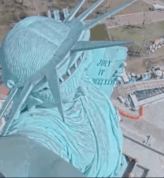 Σεισμός στις ΗΠΑ: Η στιγμή που τα 4,8 Ρίχτερ «χτυπούν» το Άγαλμα της Ελευθερίας