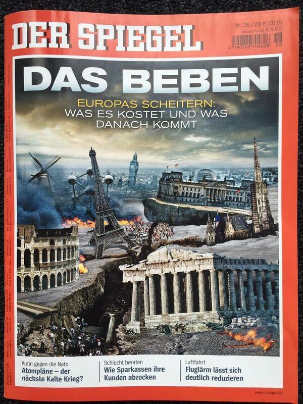 Spiegel: «Σεισμός» και ευρωπαϊκά απομεινάρια στο εξώφυλλο
