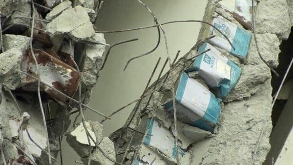 Ευρήματα που σοκάρουν στο κτίριο που έθαψε εκατοντάδες στην Ταϊβάν- Τενεκέδες λαδιού στις κολόνες