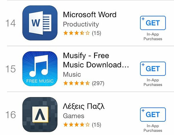 Τέλος η λέξη 'δωρεάν' για κατέβασμα εφαρμογών στο App Store