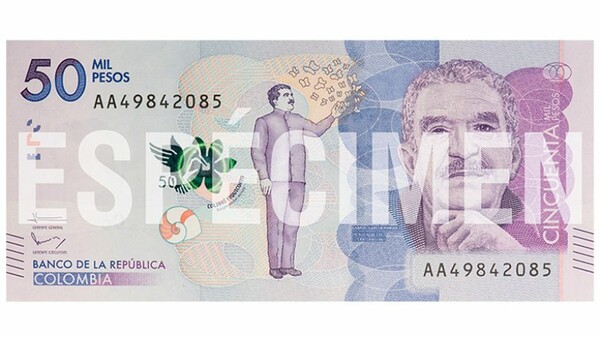 Κολομβία: Ο Γκαμπριέλ Γκαρσία Μάρκες γίνεται χαρτονόμισμα
