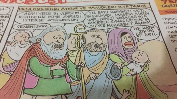 Αυτή η γελοιογραφία του Μωυσή προκάλεσε οργισμένες αντιδράσεις, μαζικές απολύσεις και το κλείσιμο περιοδικoύ στην Τουρκία