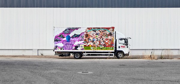 Οι νταλίκες στην Ισπανία είναι ζωγραφισμένες από street artists