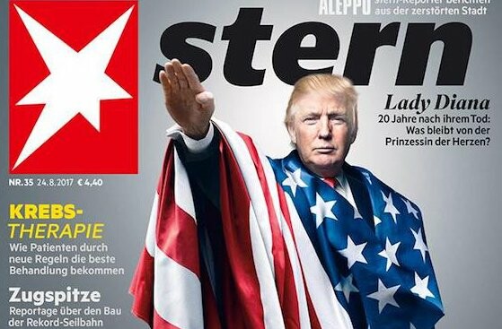Ο Τραμπ παρουσιάζεται ως Χίτλερ στο εξώφυλλο του περιοδικού Stern