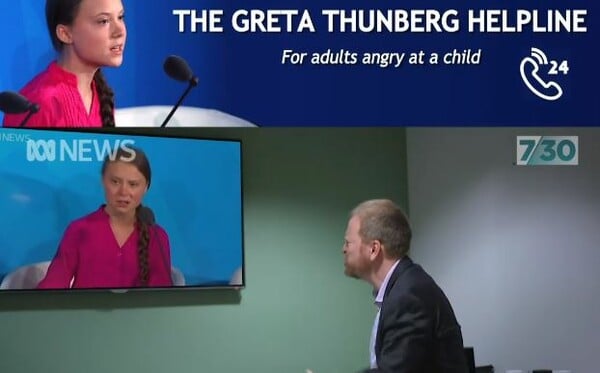 Γραμμή βοήθειας για τους haters της Γκρέτα Τούνμπεργκ: Τη μισείτε; Πάρτε τηλέφωνο