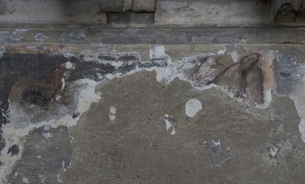Στο εσωτερικό των Αέρηδων βρέθηκαν σπαράγματα πρωτοχριστιανικής τοιχογραφίας