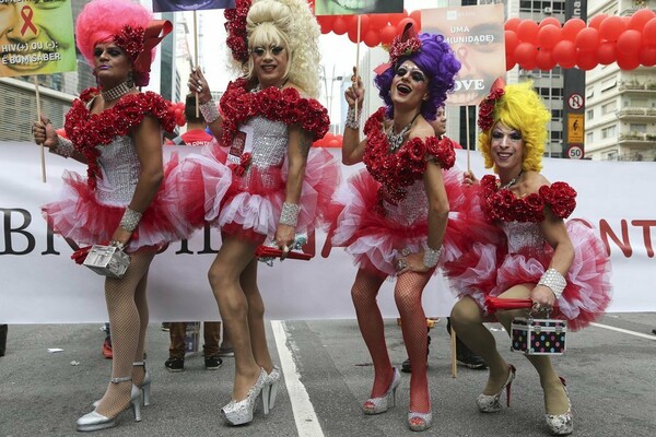 Βραζιλία: To μεγαλύτερο Gay Pride Parade του κόσμου