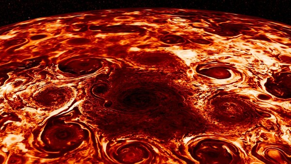 Το Juno αποκαλύπτει εντυπωσιακά στοιχεία για τον πλανήτη Δία και εικόνες που δεν έχουμε ξαναδεί