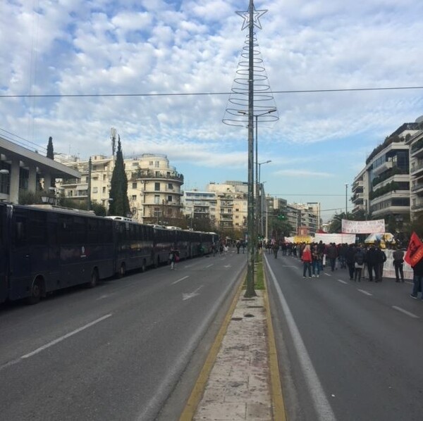 Κλειστό το κέντρο της Αθήνας - Αντιπολεμικό συλλαλητήριο για τη Μέση Ανατολή