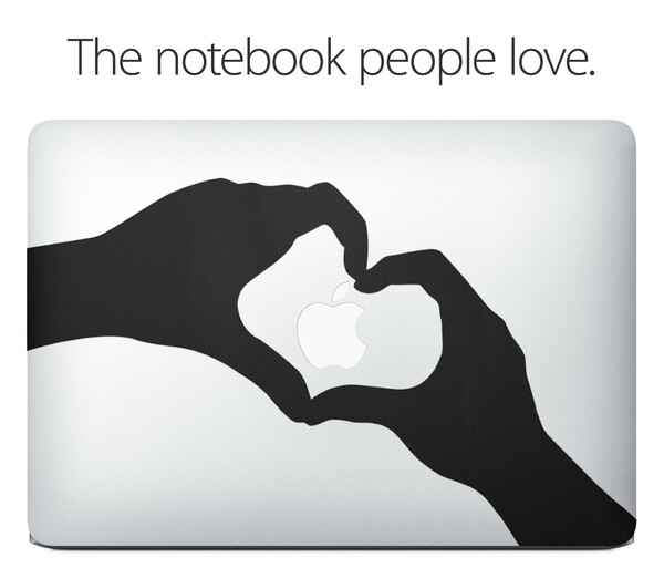 Η νέα διαφήμιση του Macbook Air είναι γεμάτη πολύχρωμα αυτοκόλλητα