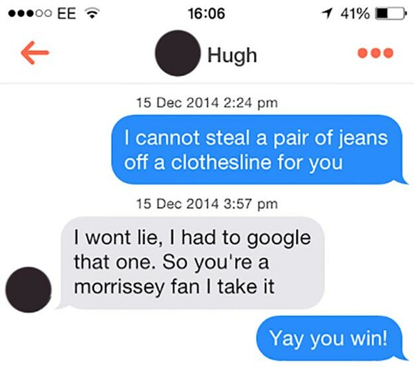 Πώς αντιδρούν οι άντρες ενός dating site στους στίχους του Morrissey;
