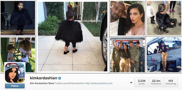 H Κim Kardashian "έσπασε" και το Instagram