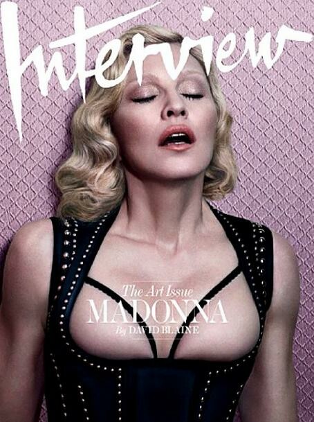 H Madonna γυμνή στο Ιnterview