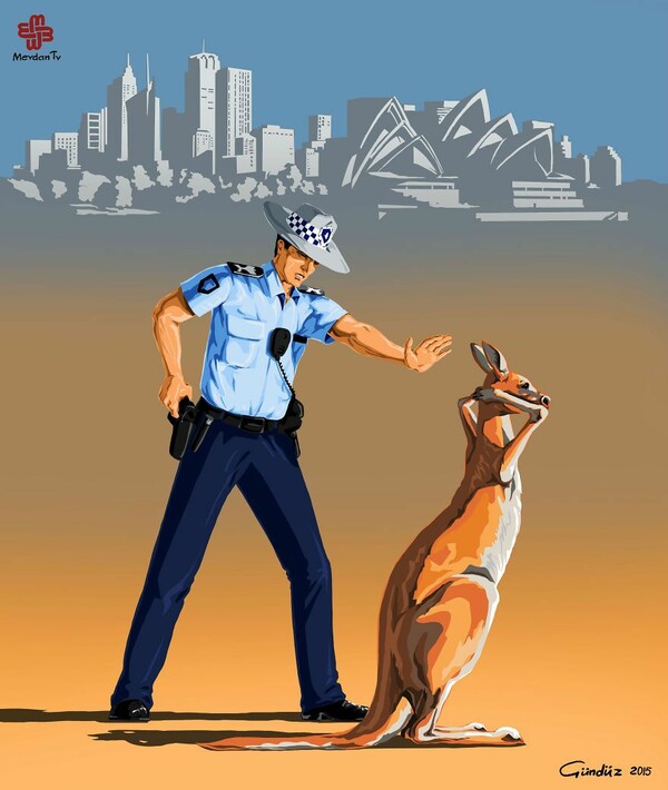  Σατιρικά illustrations με αστυνομικούς από όλο τον κόσμο