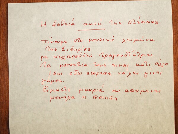 Μια πρώτη ματιά στο προσωπικό αρχείο του ποιητή Νίκου Καρούζου