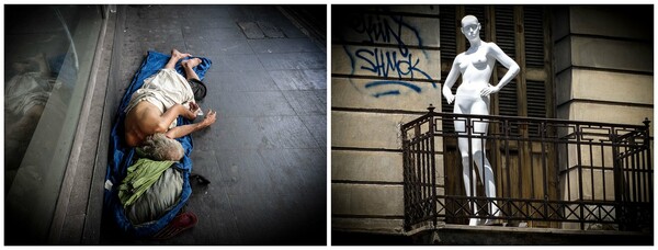 Οι άστεγοι φωτογραφίζουν την δική τους Αθήνα της κρίσης