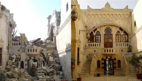 To Xαλέπι πριν και μετά τον πόλεμο - Μια ζοφερή καταγραφή της καταστροφής στην άλλοτε ακμάζουσα πόλη της Συρίας