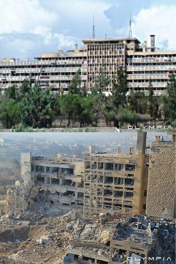 To Xαλέπι πριν και μετά τον πόλεμο - Μια ζοφερή καταγραφή της καταστροφής στην άλλοτε ακμάζουσα πόλη της Συρίας